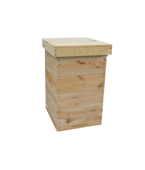 Вулик Багатокорпусний, сітчасте дно з заслінкою, під рамку типу «Дадан 300 мм» (2 корпуси, 10-ти рамковий) Вулик Багатокорпусний, сітчасте дно з заслінкою, під рамку типу «Дадан 300 мм» (2 корпуси, 10-ти рамковий)