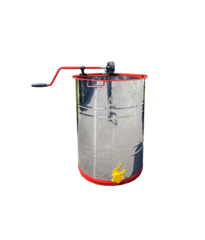 Нержавіюча медогонка з поворотом касет 2-х рамкова, касета зварна, пофарбована порошковою фарбою Нержавіюча медогонка з поворотом касет 2-х рамкова, касета зварна, пофарбована порошковою фарбою