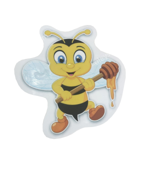 Наклейка на Автомобіль - "Бджілка з медом" 3 Наклейка на Автомобіль - "Бджілка з медом" 3