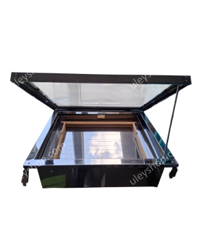 Сонячна Воскотопка на 1 рамку, нержавіюча сталь (з арматурою) Сонячна Воскотопка на 1 рамку, нержавіюча сталь (з арматурою)