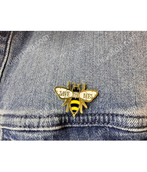 Значок "SAVE the BEES" - "Врятуйте Бджіл" Значок "SAVE the BEES" - "Врятуйте Бджіл"