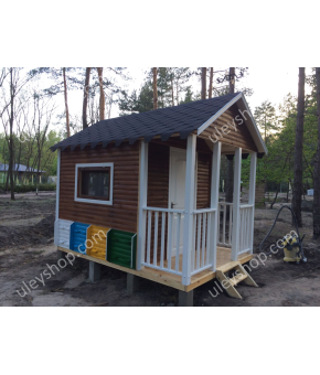 Апі-будиночок Модель №3 (дах двосхилий + веранда) Апі-будиночок Модель №3 (дах двосхилий + веранда)