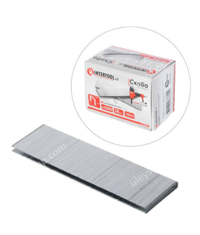 Скоба для степлера РТ-1612, 38 мм (18GA), 5,7(5,8)*1,25*1,0 мм, 5000 од/уп. INTERTOOL PT-8338 Скоба для степлера РТ-1612, 38 мм (18GA), 5,7(5,8)*1,25*1,0 мм, 5000 од/уп. INTERTOOL PT-8338