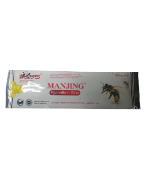Манджинг "MANJING" (флуметрин) 20 смужок від кліща Варроа. Китай Манджинг "MANJING" (флуметрин) 20 смужок від кліща Варроа. Китай