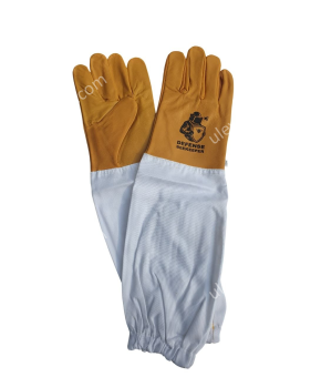 Рукавички бджоляра "Defense Beekeeper" з нарукавниками. Ялова шкіра щільна зносостійка. "Пакистан" Рукавички бджоляра "Defense Beekeeper" з нарукавниками. Ялова шкіра щільна зносостійка. "Пакистан"